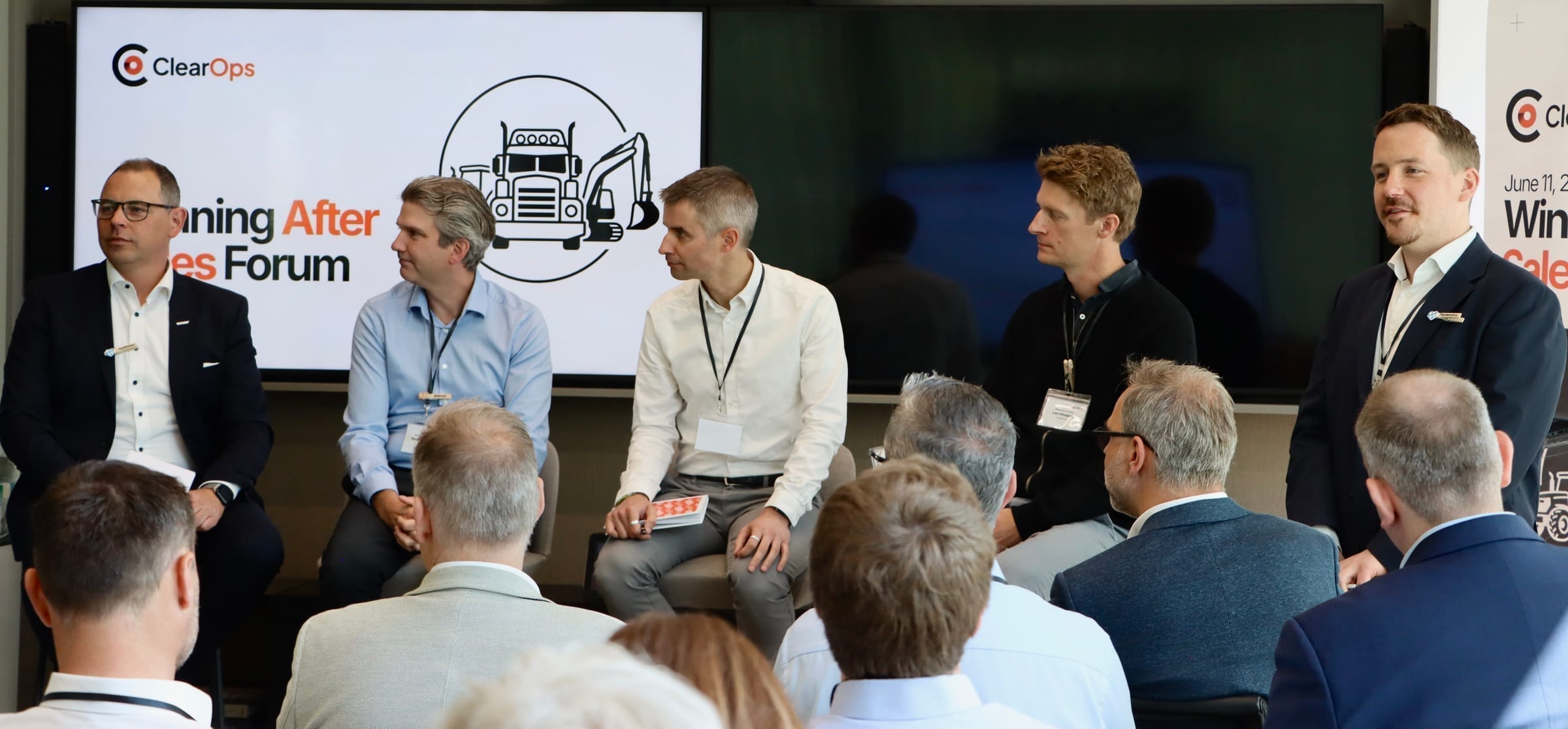 Panel Discussion with AGCO, Genpact, Terex und Jungheinrich